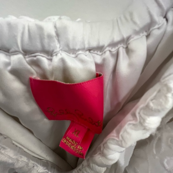 Lilly Pulitzer Off-Shoulder White Eyelet Dress - Picture 6 of 6